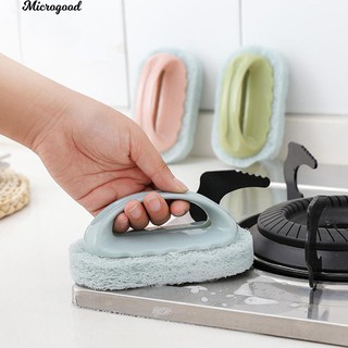 Bàn chải cọ rửa có tay cầm nhựa chuyên dùng vệ sinh phòng bếp phòng tắm tiện dụng