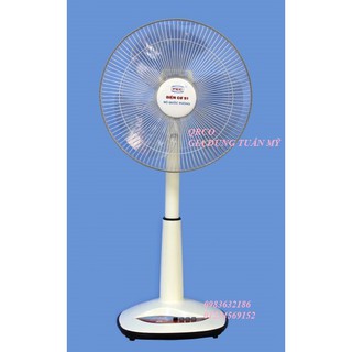 Quạt điện cơ 91, quạt đứng cây điện cơ 91 không hẹn giờ qrco