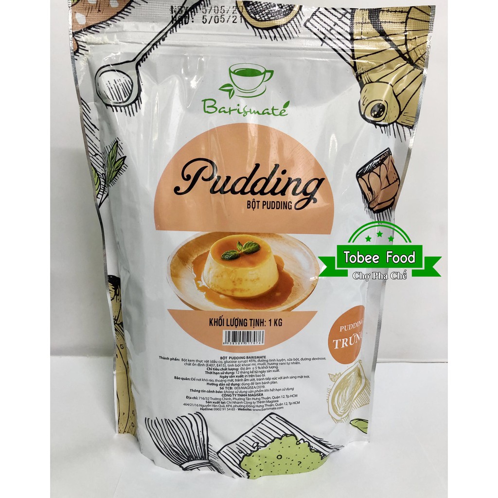 Bột Pudding Trứng BARISMATE ( 1 kg )