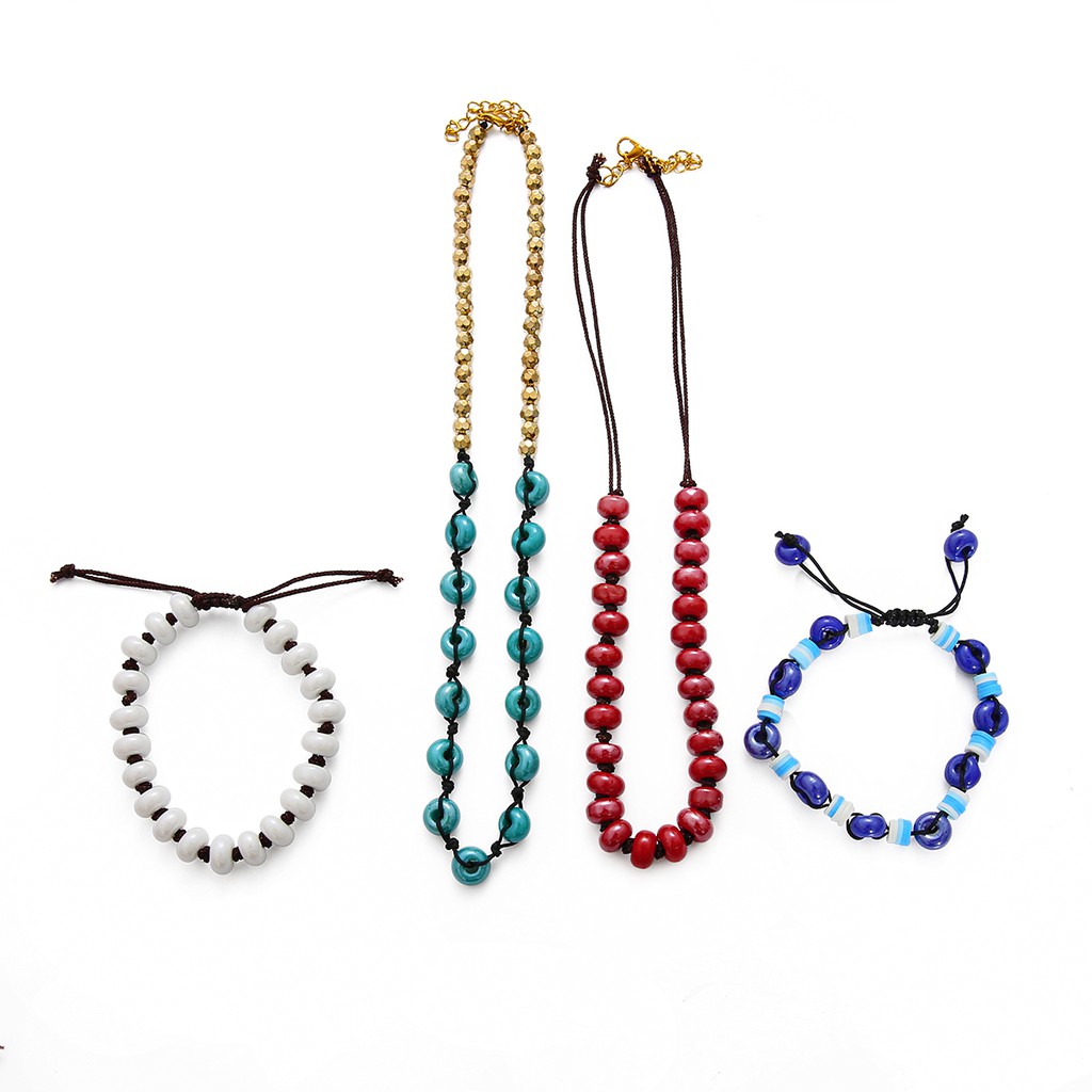 Set 30 hạt thuỷ tinh Beadia nhiều màu sắc tuỳ chọn dùng làm trang sức tiện dụng