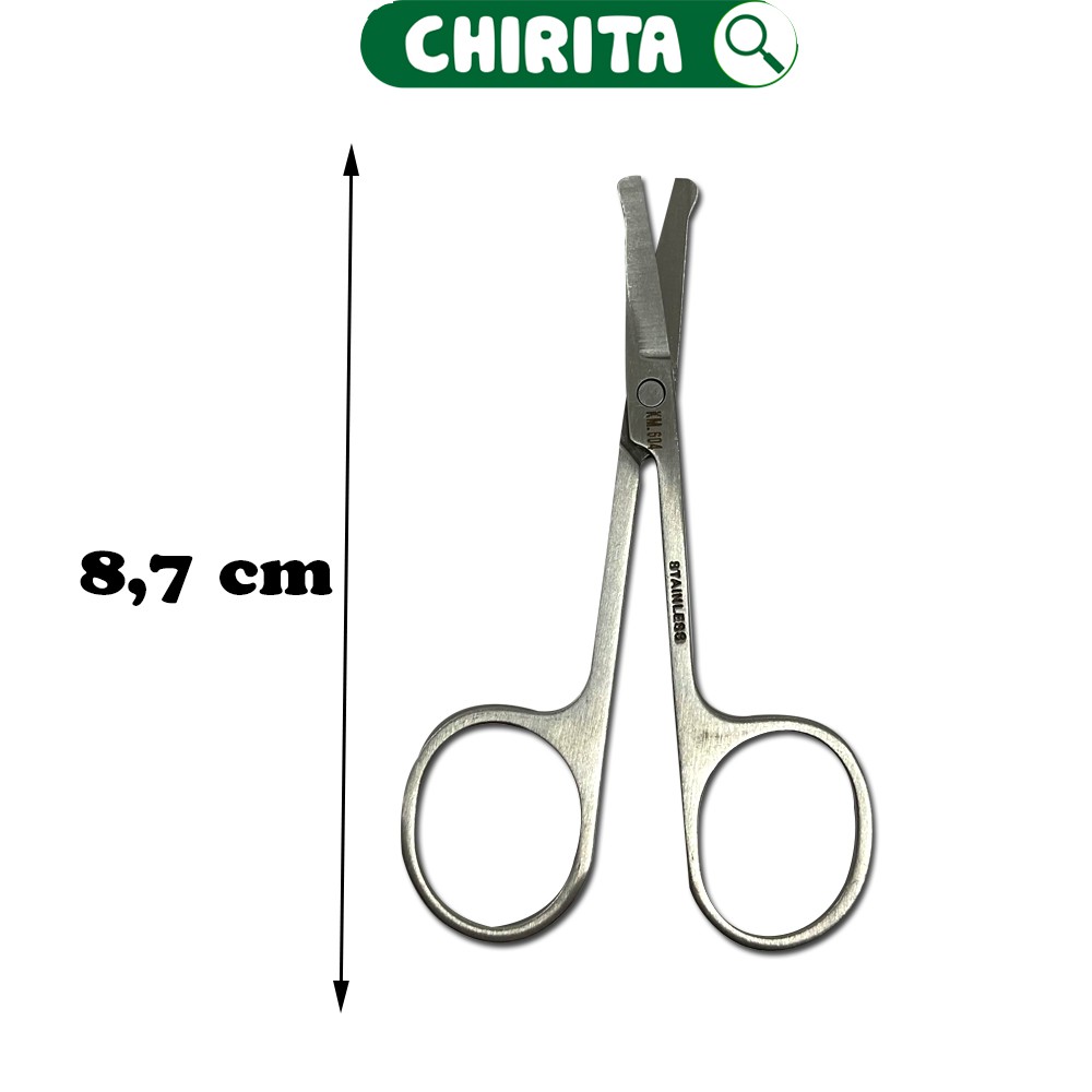 Kéo Cắt Tỉa Lông Mũi - Kiềm Nghĩa CHÍNH HÃNG - Chirita KM-604