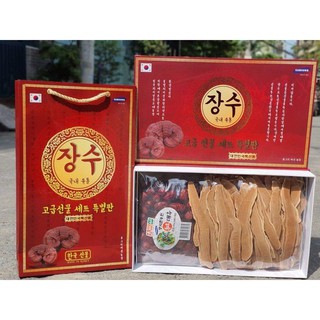 Combo Nấm Linh Chi Thái Lát và Táo Đỏ, Sử dụng hàng ngày rất tốt cho sức khỏe, phù hợp làm quà tặng đối tác, khách hàng