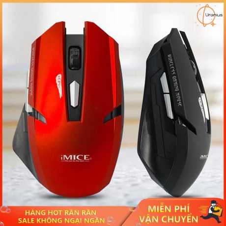 CHUỘT KHÔNG DÂY IMICE E-1800 WIRELESS 2.4GHZ 2000DPI – BẢO HÀNH 12 THÁNG