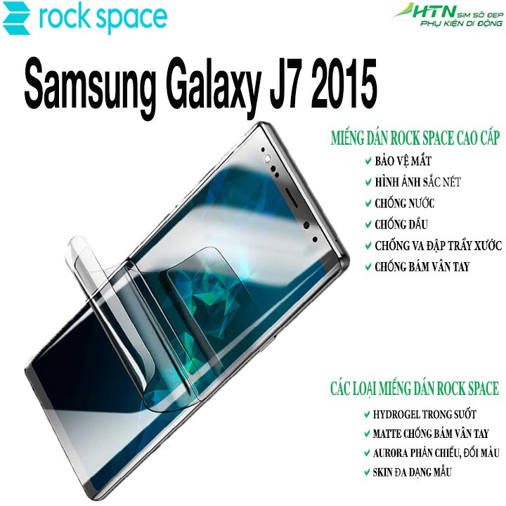 Miếng dán PPF samsung J7 2015 cao cấp rock space dán mặt trước/ mặt sau lưng bảo vệ mắt, tự phục hồi vết xước,...