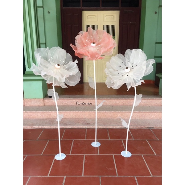 1 cây hoa khổng lồ dùng decor, trang trí, chụp hình, sân khấu, tiệc cưới, homestay,... hàng tháo lắp