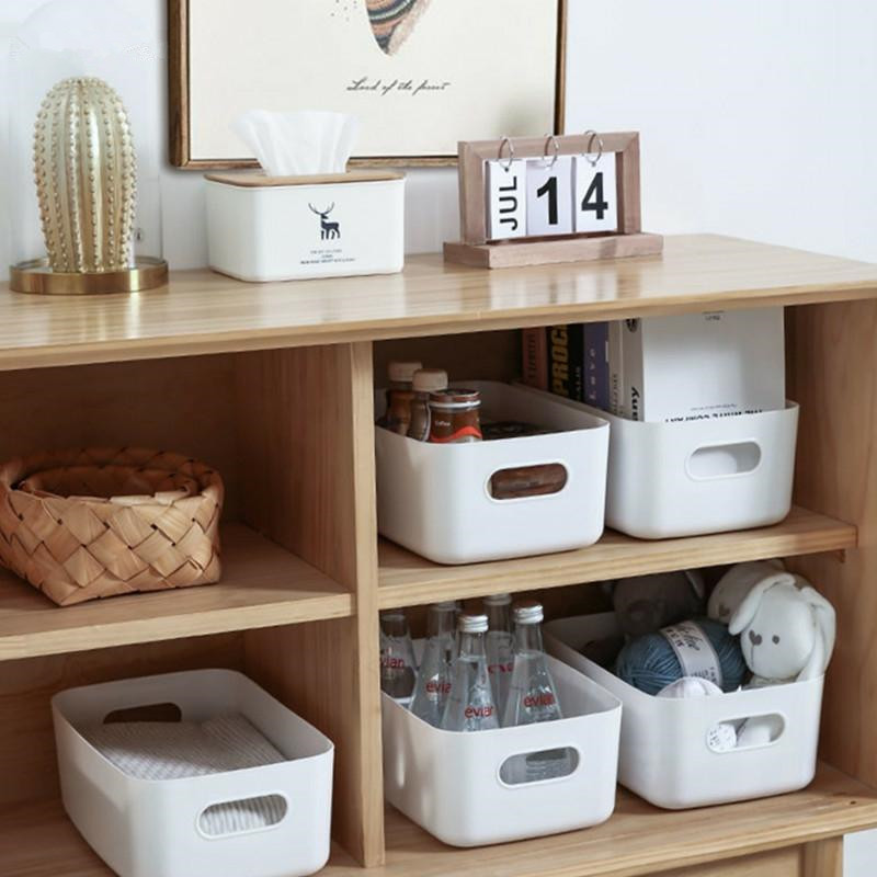 Hộp nhựa đựng mỹ phẩm snack đồ lặt vặt sắp xếp nhà bếp