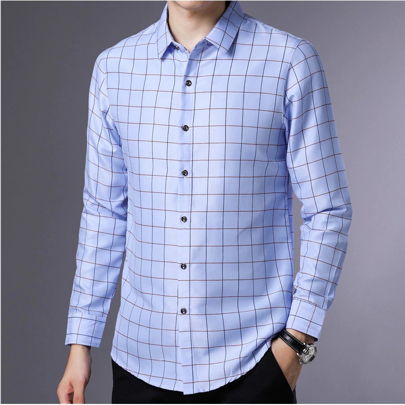 (CAO CẤP)Áo Sơ Mi Nam Dài Tay Thời Trang Nam Tính Lịch Lãm - Hàng Xuất Khẩu SM00014 | BigBuy360 - bigbuy360.vn