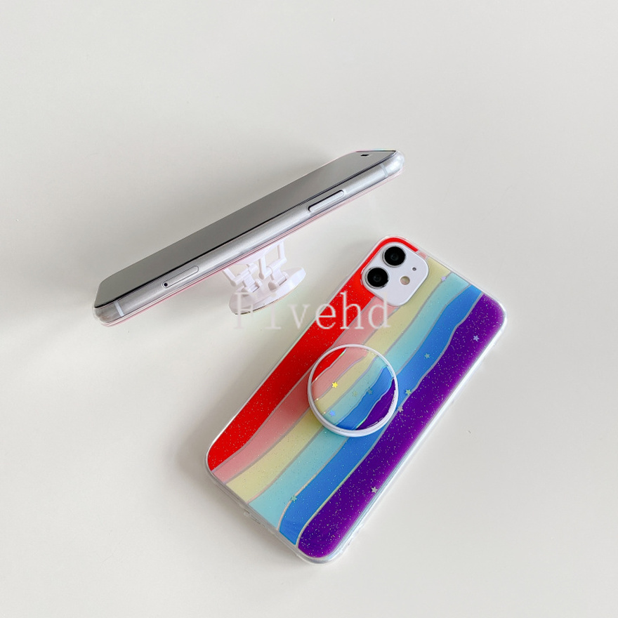 Ốp Lưng Silicone Họa Tiết Ngôi Sao Và Cầu Vồng Thời Trang Cho Samsung S20 S10 S9 S8 Plus Note 20ultra 20 10 Plus 10pro A71 A70 A70s A50 A50s A30s | BigBuy360 - bigbuy360.vn