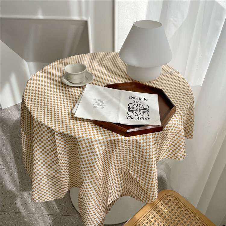 Khăn trải bàn/ thảm picnic hoạ tiết caro Retro, Vintage 100x150cm.