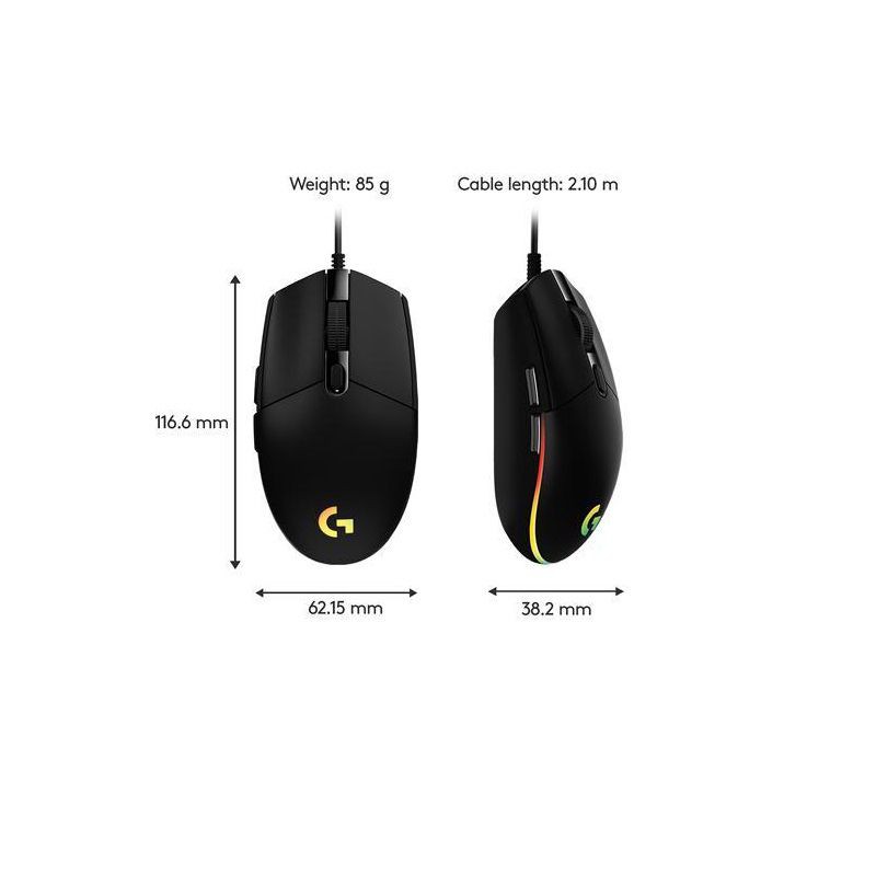 [Mã ELHAMS5 giảm 6% đơn 300K] Chuột Chơi Game Logitech G102 Prodigy Dành Cho Game Thủ - Hàng Chính Hãng Bảo Hành 1 Năm