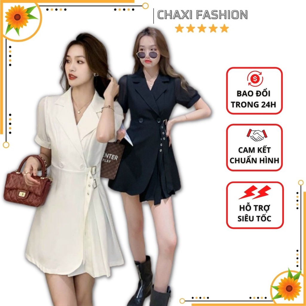 HÀNG NHẬP - SET BỘ ÁO VEST PHOM DÀI XẾP LY QUẦN SHORT SANG CHẢNH - KBT146305