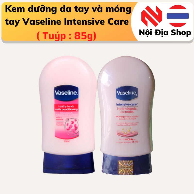 Kem Dưỡng Giúp Làm Ẩm, Mềm Mượt Da Tay Và Móng Tay Vaseline Intensive Care 85ml
