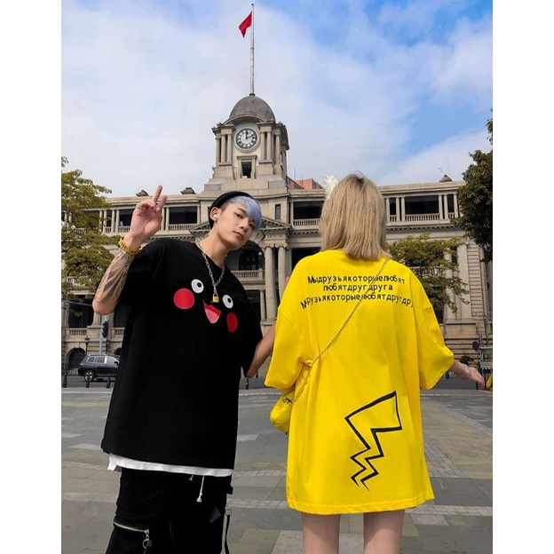 Áo Thun Nữ SMILE Basic Màu Vàng Chanh Siêu Hot Thời Trang Teen