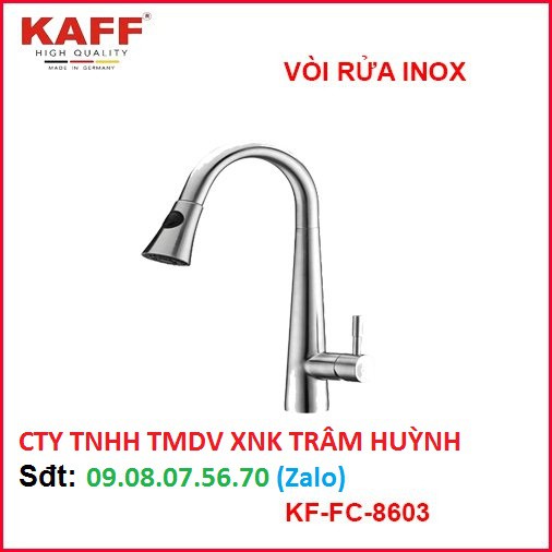 VÒI RỬA CHÉN INOX KAFF KF-FC-8603