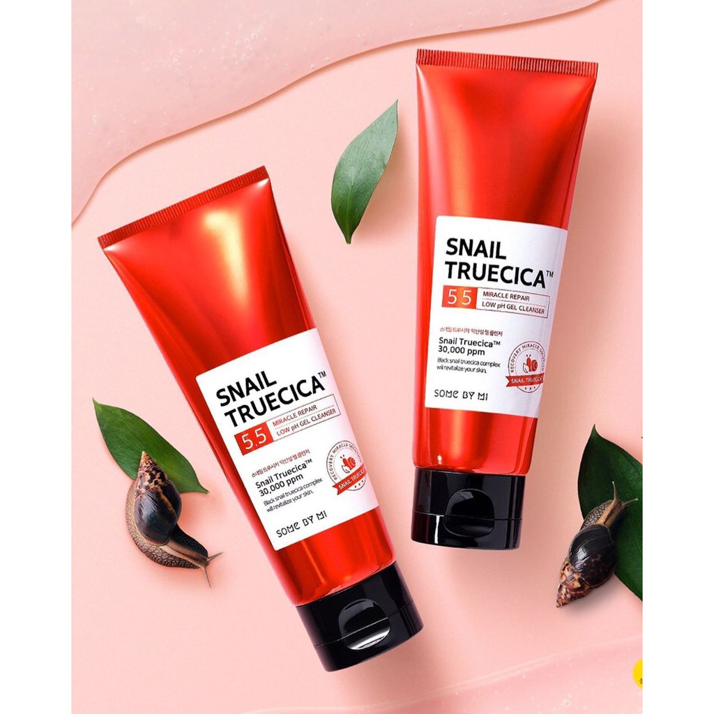 [Mã FMCGMALL -8% đơn 250K] Sữa Rửa Mặt Some By Mi Snail Truecica Miracle Repair Low PH Gel Cleanser 100ml | BigBuy360 - bigbuy360.vn