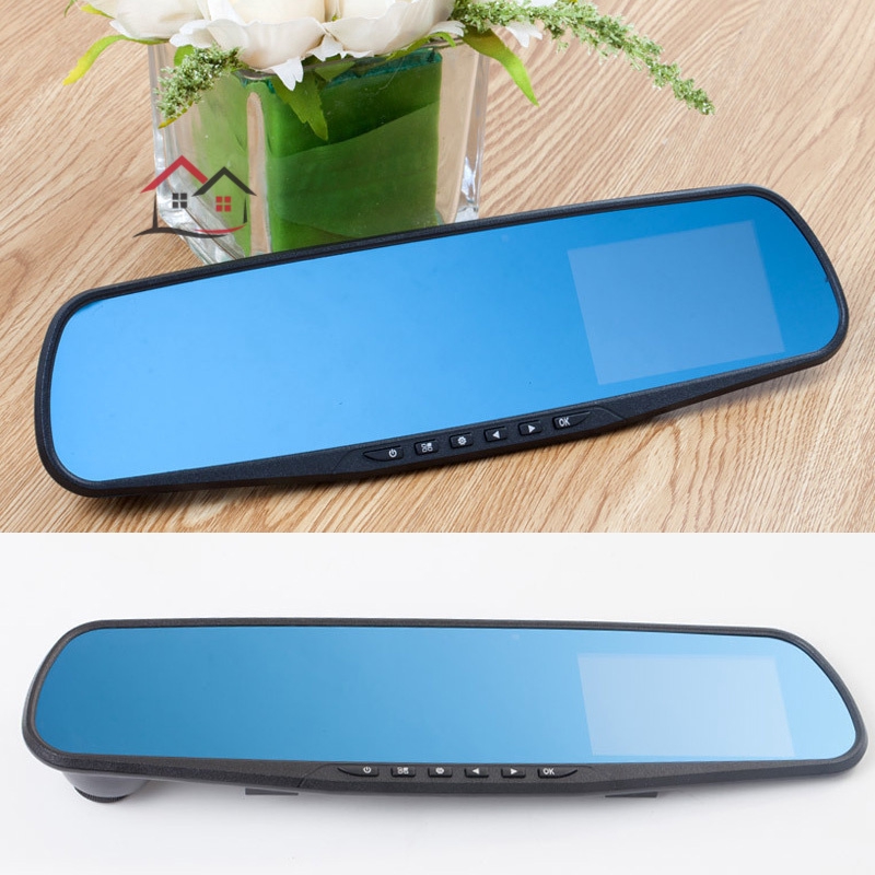 Camera hành trình màn hình lcd 2.8 inch tích hợp gương chiếu hậu tiện dụng cho xe hơi