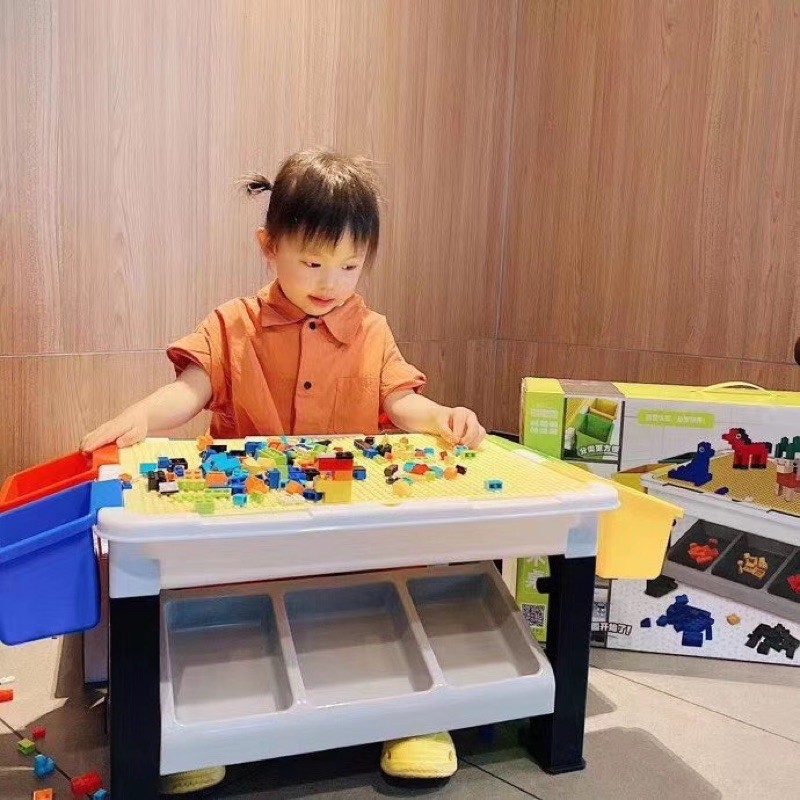 Bàn Lego đa năng cao cấp tặng kèm bộ Lego