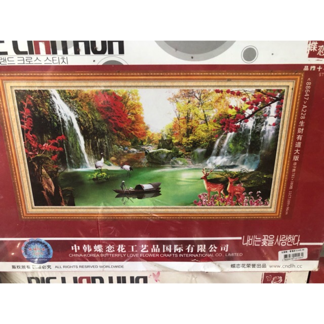 tranh thêu chữ thập A228