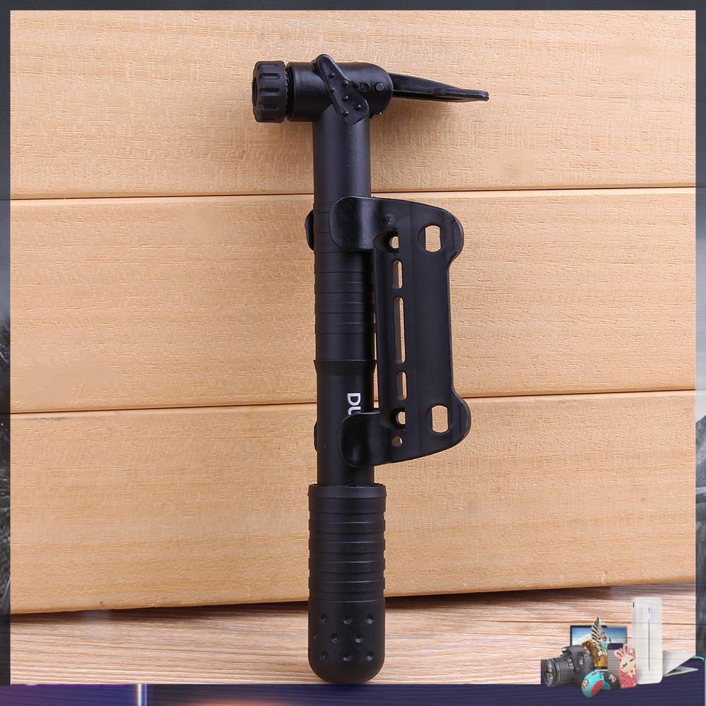 Bơm xe đạp leo núi presta mini màu đen tiện dụng mang đi