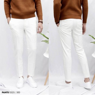 Quần Âu Nam DUYSHOP Trắng Cao Cấp