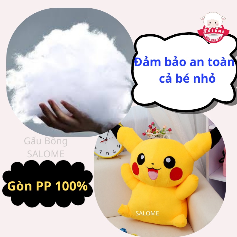 Gấu Bông Pikachu Dễ Thương SALOME Hoạt Hình Pokemon