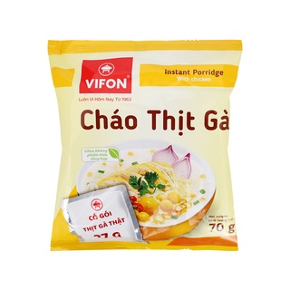 1 gói cháo thịt gà Vifon 70g (có gói thịt gà thật)