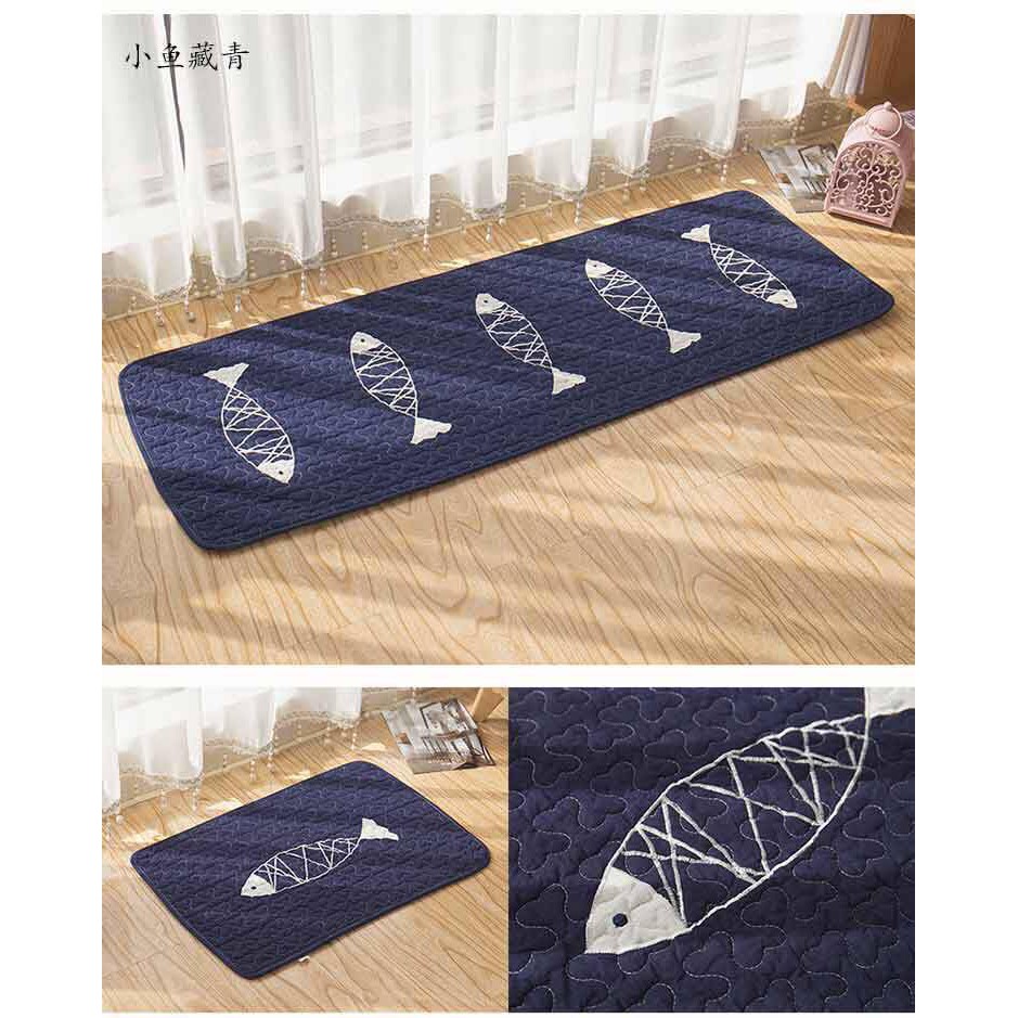 Thảm cotton xinh thích hợp trải sàn, trải ghế oto, trải sofa