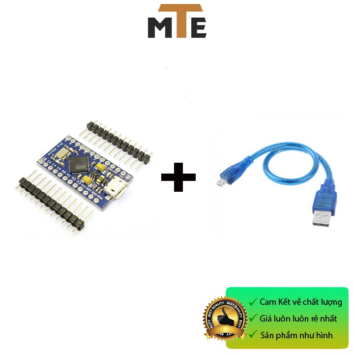 Mạch Arduino PRO MICRO 5V-16Mhz Atmega32U4 (board phát triển) Kèm cáp