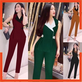 Bộ Đồ Nữ 🎁FREESHIP🎁 Set nguyên bộ áo vest sát nách quần dài xinh xắn Mã số: TJ1100