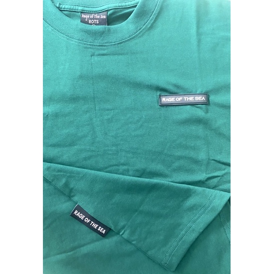ÁO THUN(TEE) RAGE OF THE SEA (ROTS) BASIC LOGO SS1- MÀU XANH RÊU | BigBuy360 - bigbuy360.vn