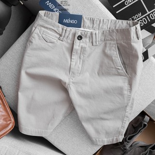 Quần Short MENGO Fabric deluxe kaki thun cực đẹp form chuẩn