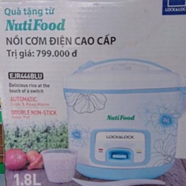 [Quà KM Nutifood] Nồi cơm điện Lock & Lock 1,8 Lít