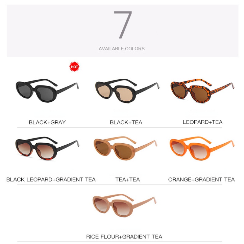 Kính Mát Gọng Oval Thời Trang Cho Nữ