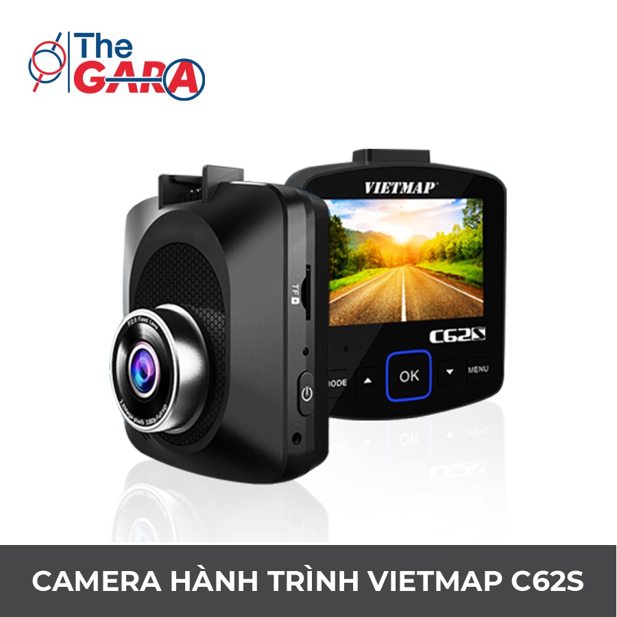 Camera Hành Trình VietMap C62S + Thẻ nhớ 32GB | Ultra HD 4K, Cảnh báo tốc độ, Wifi, Cảm biến Sony