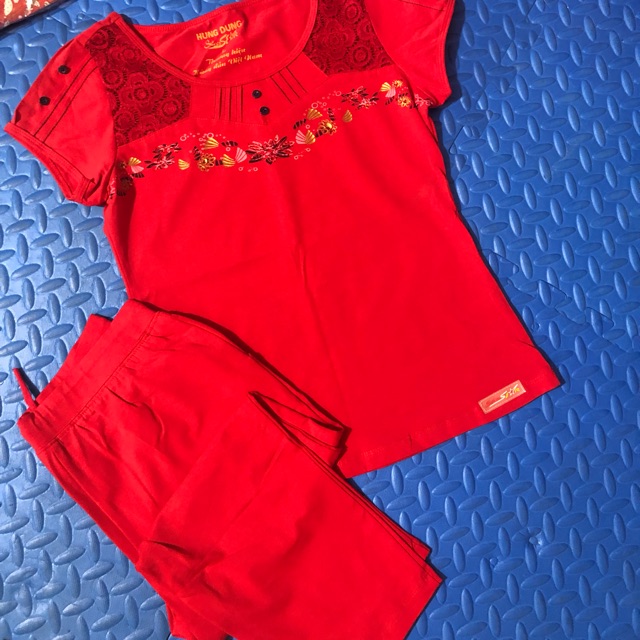 Bộ cotton Ng lon( thu hồng