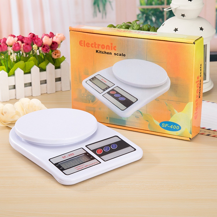 Cân Điện Tử Nhà Bếp Mini Electronic SF-400 Tối Đa 10kg- Cân Tiểu Ly Chính Hãng