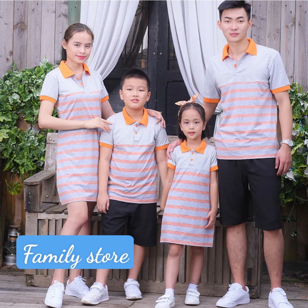 Áo váy gia đình hàng loại 1 chất đẹp. Family store