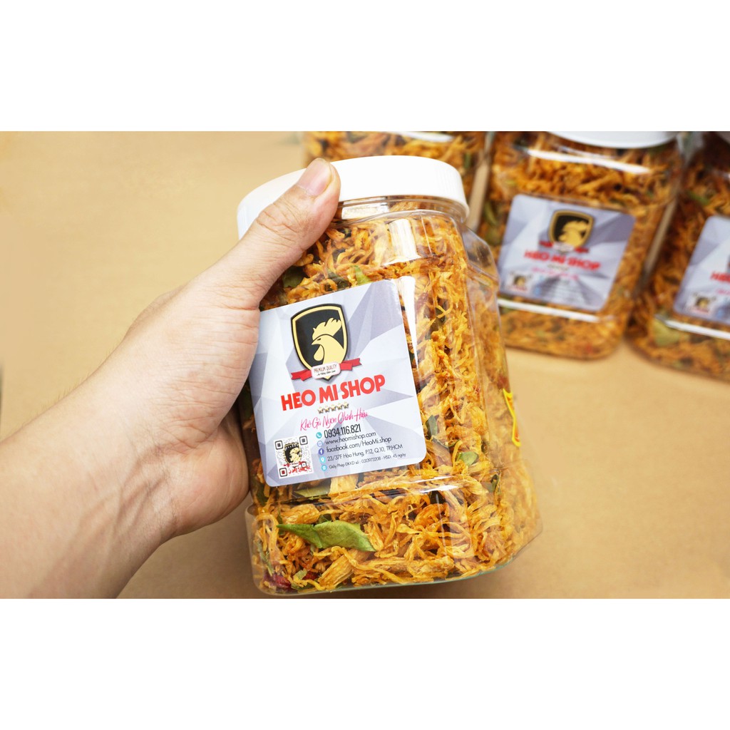 2kg Khô gà lá chanh CAY VỪA loại ngon (đạt VSATTP) - Xưởng Chuyên Sỉ