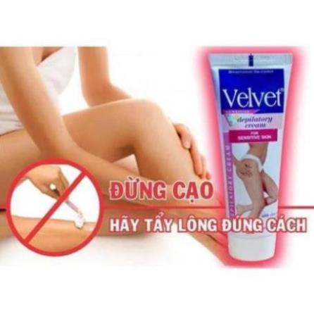 Kem tẩy lông Velvet chuẩn Nga [CHÍNH HÃNG] Diệt sạch vi ô lông xấu xí