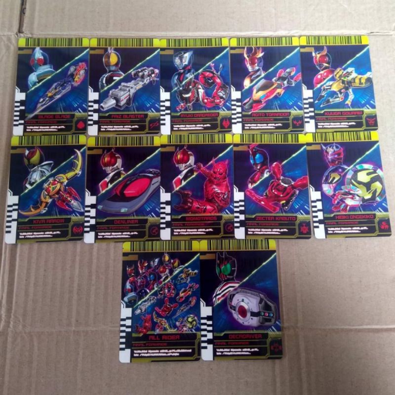Thẻ Bài Trò Chơi BANDAI Kamen Rider Decade Độc Đáo