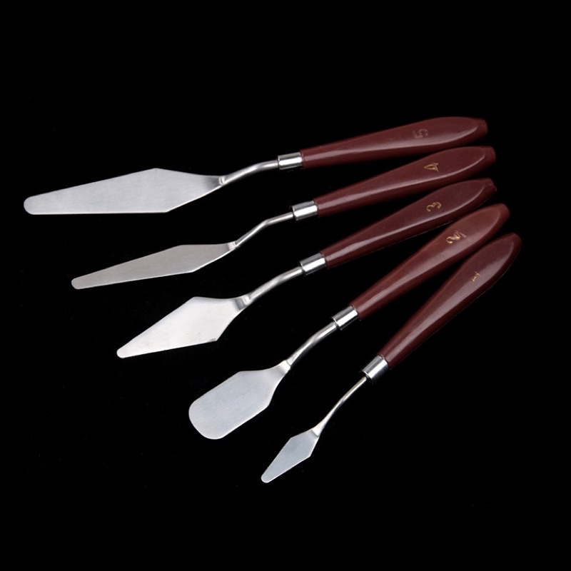 Bay vẽ ARTIST - Bộ bay 5 cây pha,trộn màu loại tốt