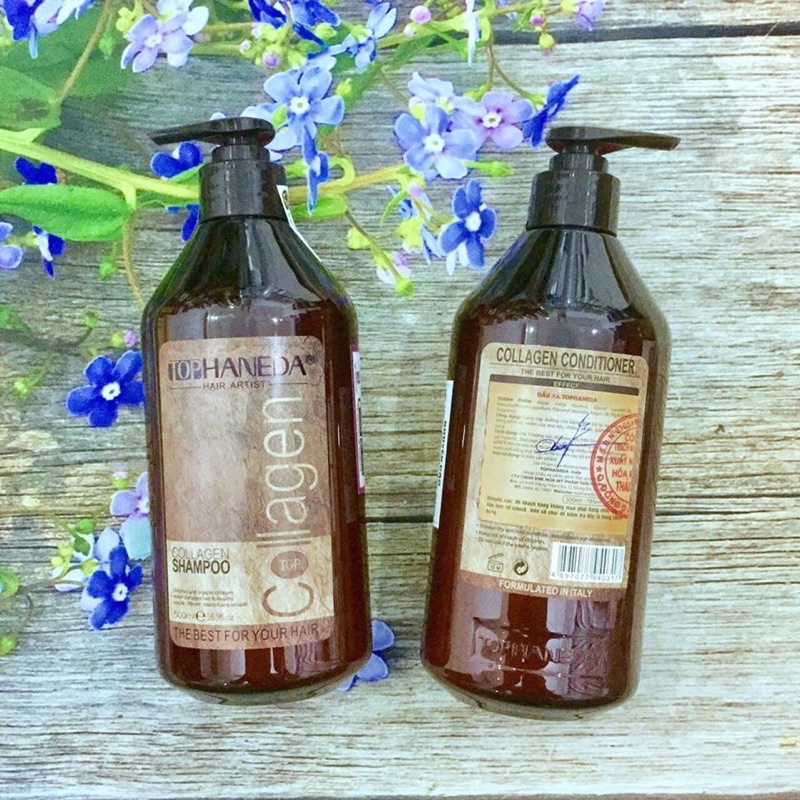 Dầu Gội Xả Phục Hồi Tóc HANEDA Collagen 500ml Chính Hãng