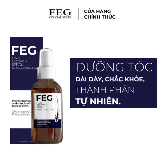 FEG Hair Growth Spray Xịt Dưỡng Mọc Tóc Hair Spray Chính Hãng 50ml