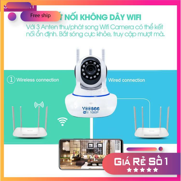 Camera IP YooSee 2.0mpx 1080P | Góc quay 360 độ | Cảm biến hồng ngoại | BigBuy360 - bigbuy360.vn
