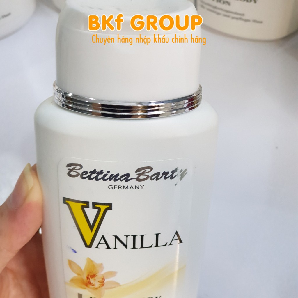 Dưỡng thể Vanilla 150ml hương nước hoa - Nhập khẩu Đức - Thơm dai và săn chắc làn da