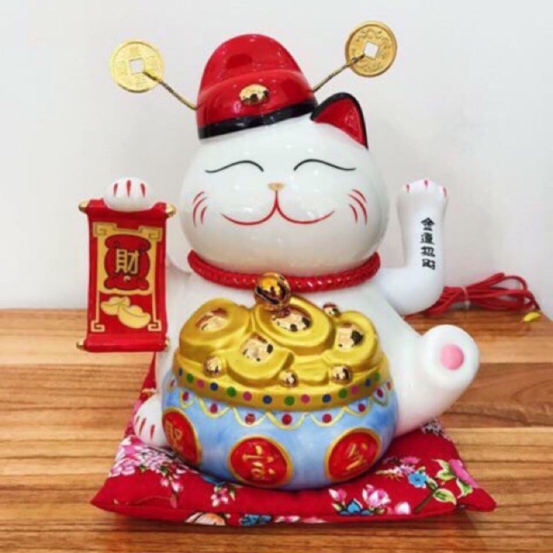 Mèo thần tài, mèo neko maneki 22cm