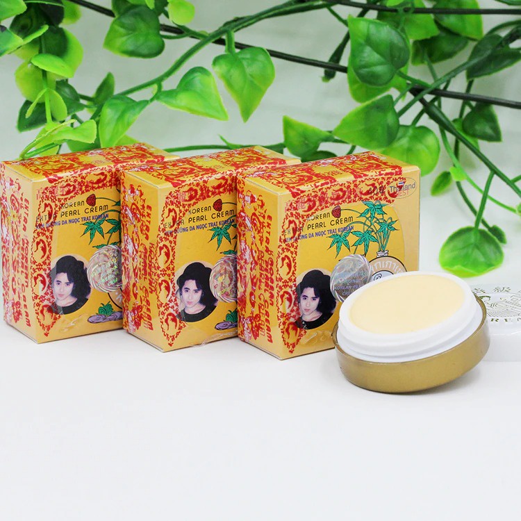 Kem dưỡng da ngọc trai Extra Pearl Cream Golden Korean kem sâm vàng 5g Thái Lan