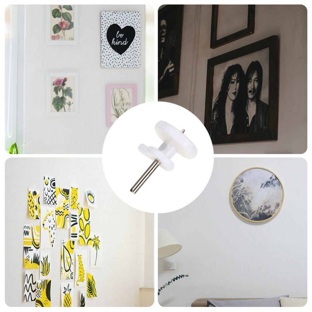 JARRED Set 50 Móc Treo Khung Ảnh Bằng Nhựa ABS Vô Hình Đa Năng Trang Trí Nhà Cửa / Tiệc Cưới​​ Móc Treo Đồ Gắn Tường Tiện Lợi