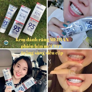 Kem đánh răng Kem đánh răng MEDIAN Hàn trắng sáng siêu cấp