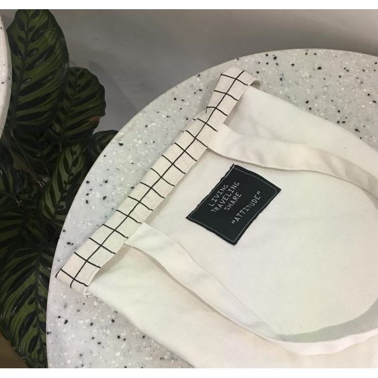túi tote living  2 mặt phong cách ULZZANG